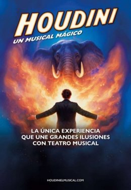 Cartel de 'Houdini, un musical mágico'.