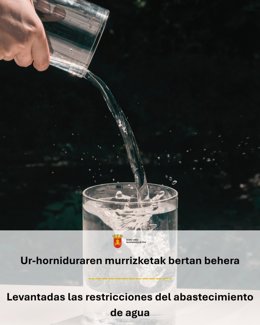 Zuia levanta las restricciones de agua