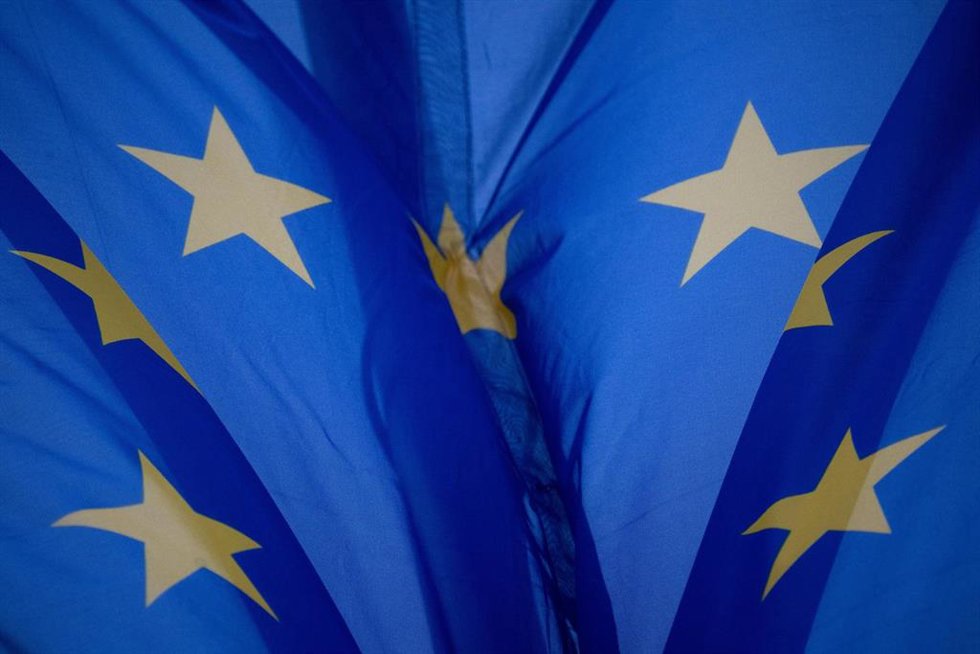 Archivo - Bandera de la UE