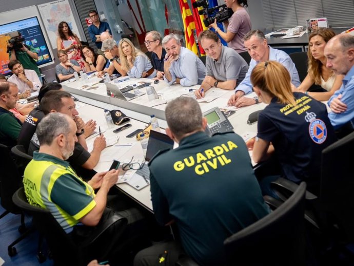 Reunión del CECOPI.
