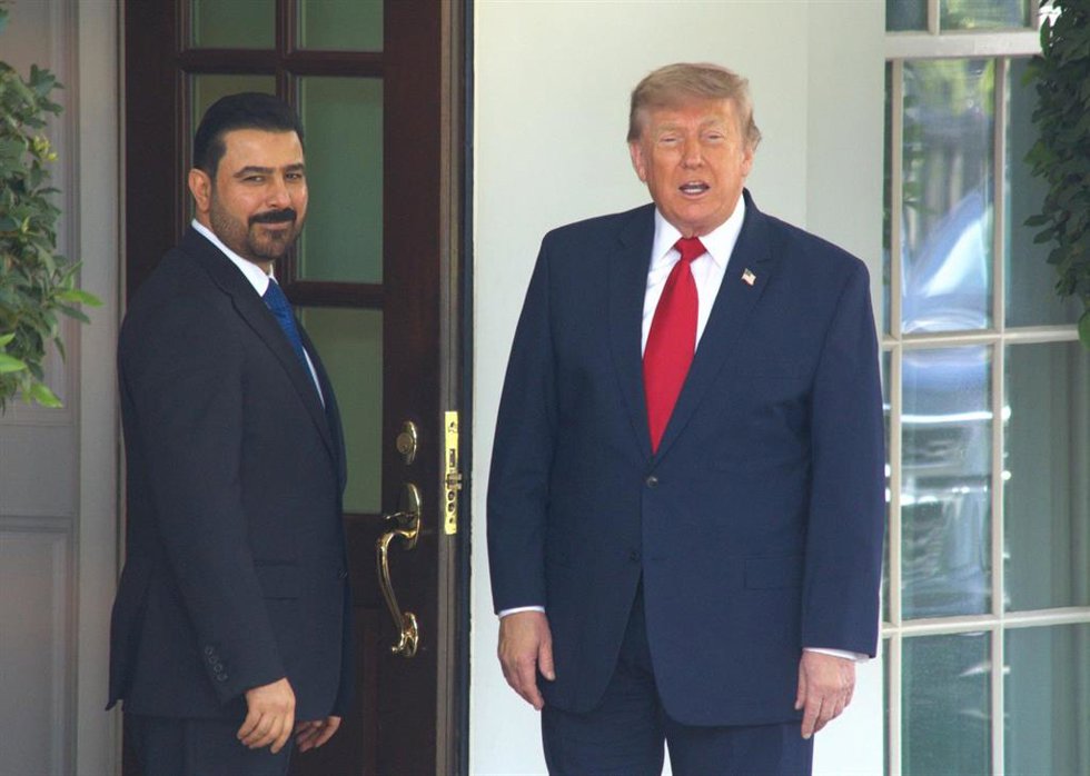 Donald Trump y Ali al Zaidi