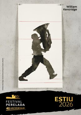 Cartel de William Kentridge para el Festival Perelada 2026