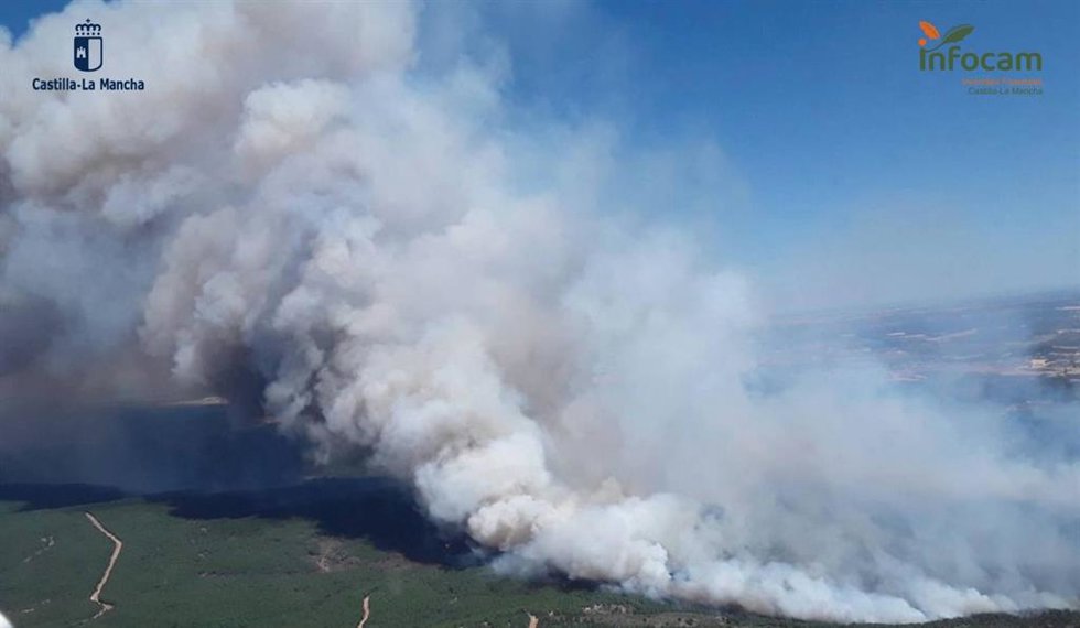 incendio de La Mierla.