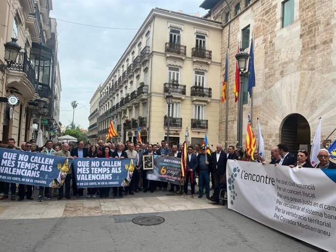 Archivo - Imagen de archivo de una concentración de Juristes Valencians