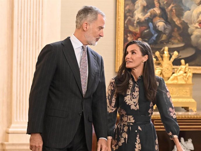 Los Reyes han recibido en audiencia a una representación de CERMI en el Palacio de La Zarzuela