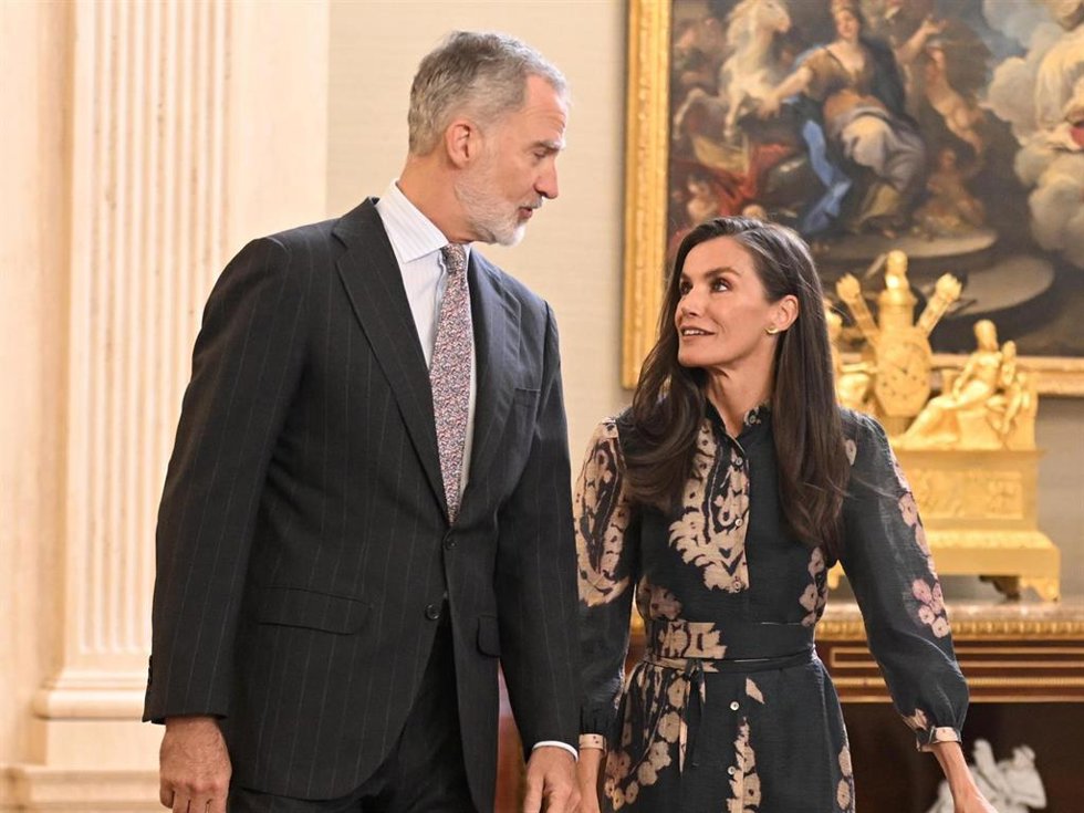 Los Reyes han recibido en audiencia a una representación de CERMI en el Palacio de La Zarzuela
