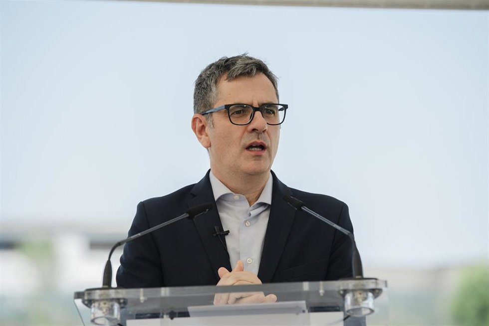 El ministro de la Presidencia, Justicia y Relaciones con las Cortes, Félix Bolaños.