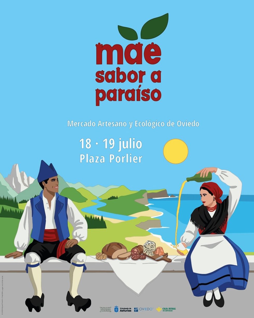 El Mercado Artesano y Ecológico regresa este fin de semana a Porlier dedicado a los Alimentos del Paraíso Natural