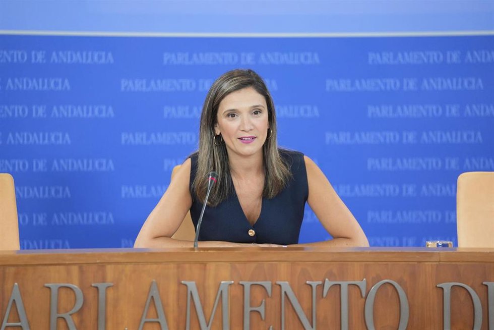 La portavoz adjunta del grupo parlamentario socialista, María Márquez (Fotografía de archivo)