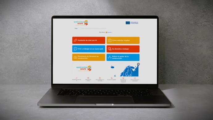 Aplicación móvil de Welcome Work para la inserción laboral de personas refugiadas en la construcción.