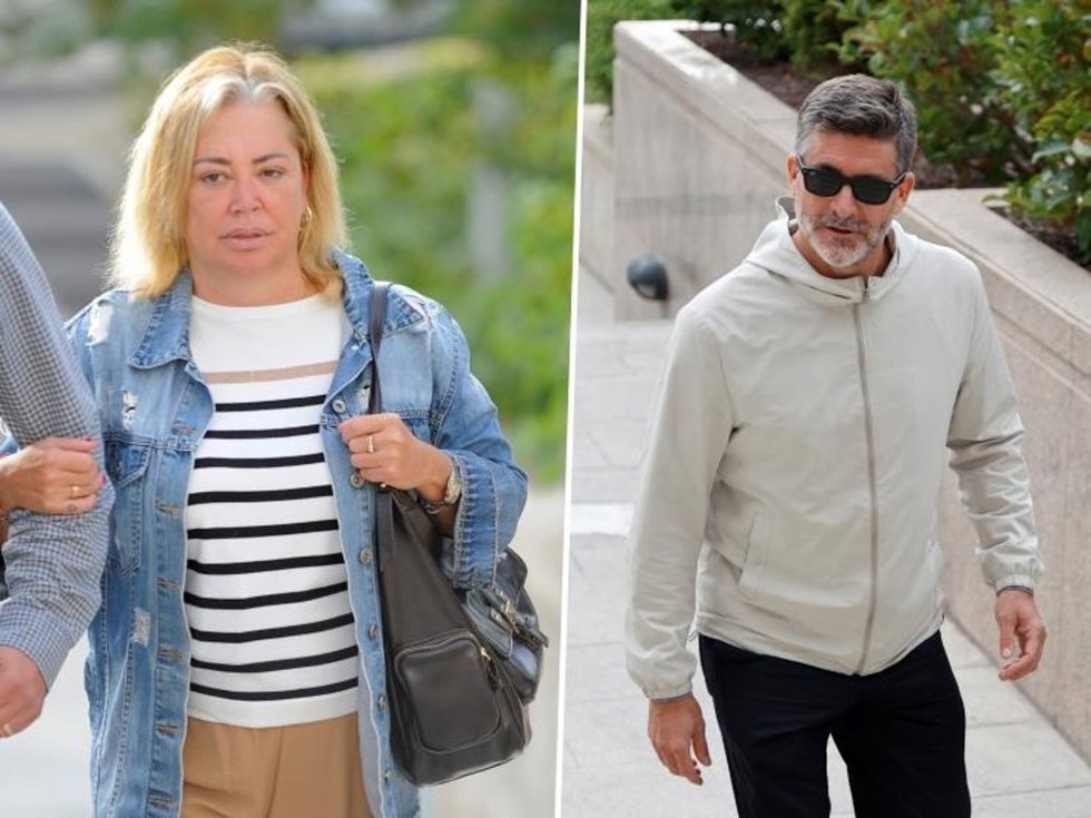 Belén Esteban y Toño Sanchís cuando se celebró su juicio
