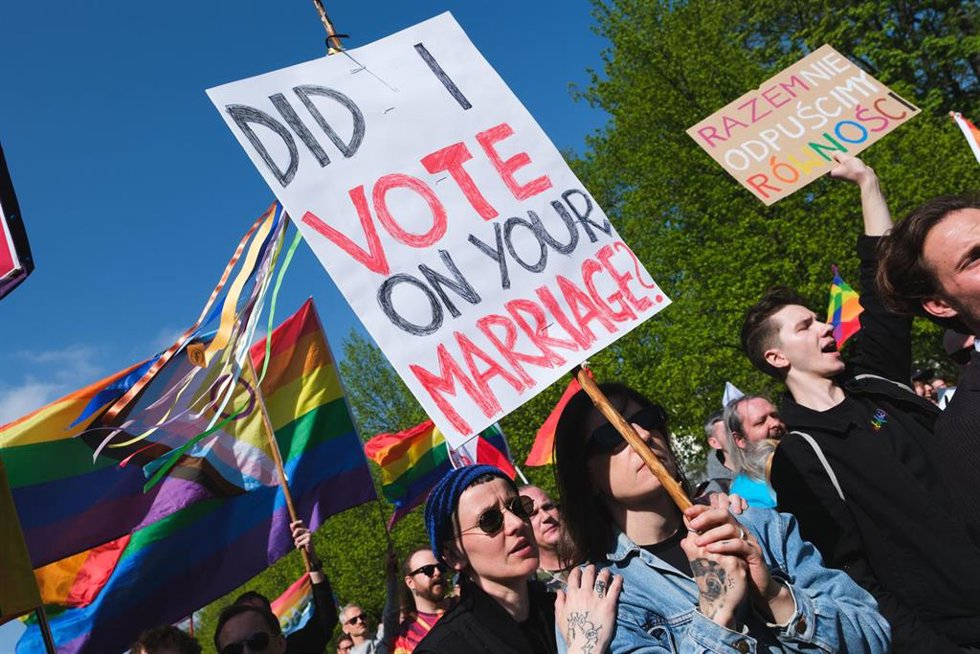 Archivo - Marcha a favor del matrimonio gay en Varsovia (Polonia), a 25 de mayo de 2026