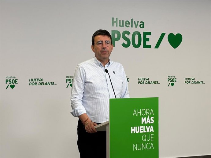El parlamentario andaluz por el PSOE de Huelva Mario Jiménez.