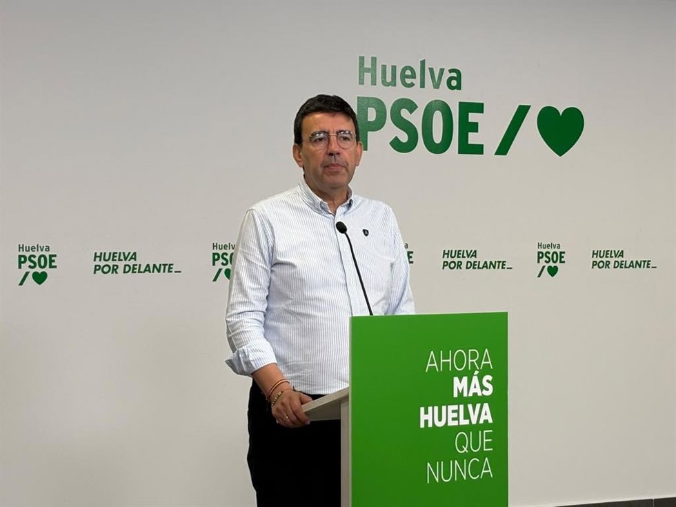 El parlamentario andaluz por el PSOE de Huelva Mario Jiménez.