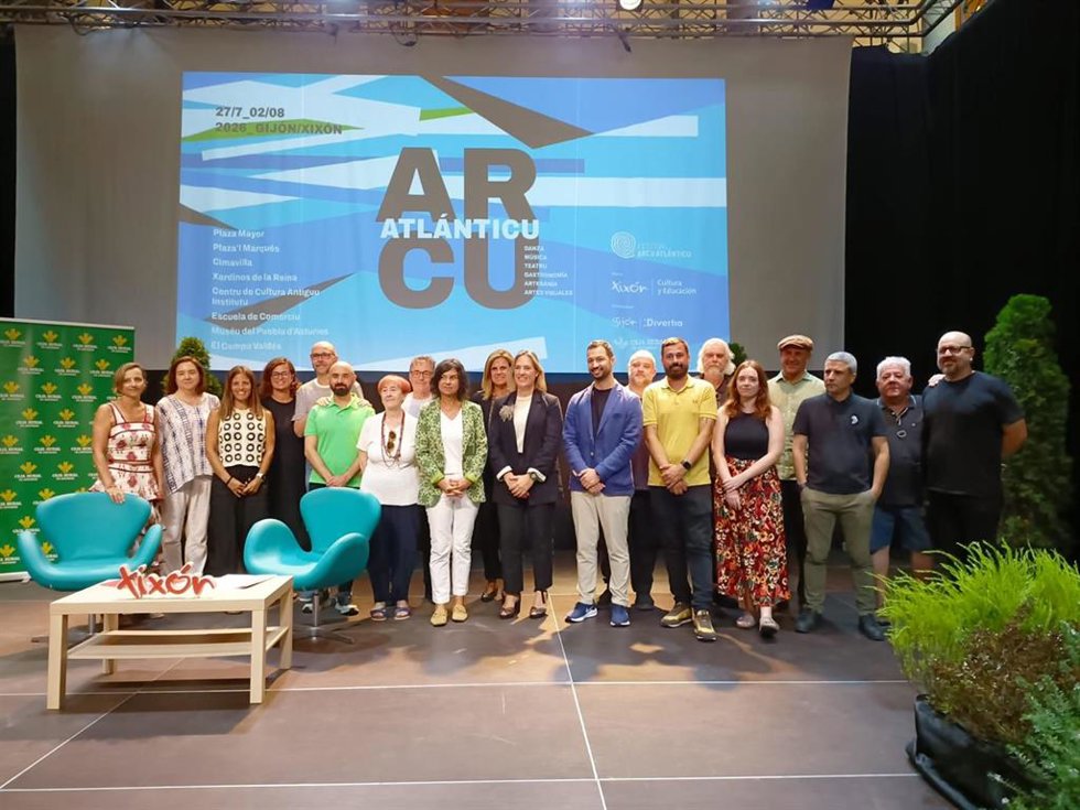 Presentación del Festival Arcu Atlánticu 2026, en el Centro de Cultura Antiguo Instituto de Gijón.