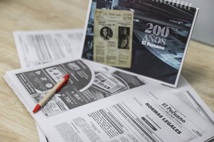 Archivo - Perú.- Estas son las normas legales más importantes del lunes 15 de junio del 2026