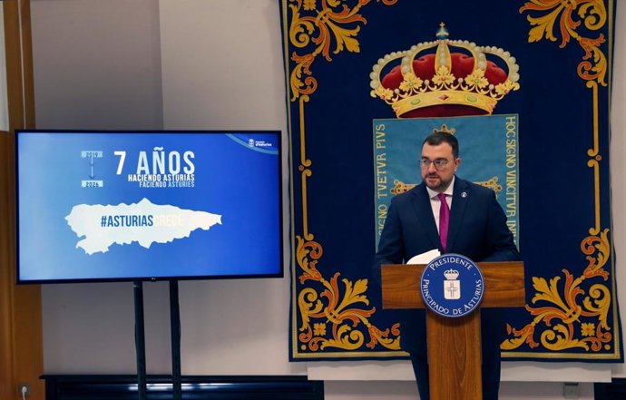 El presidente del Principado, Adrián Barbón.