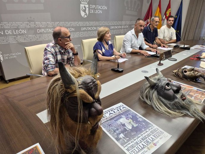 La Diputación de León ha acogido este viernes la presentación de las V Jornadas de las Mascaradas Leonesas.
