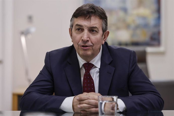 Archivo - El presidente de la CEV, Vicente Lafuente, durante una entrevista para Europa Press, a 15 de enero de 2026, en Valencia, Comunidad Valenciana (España).