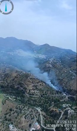 Incendio en Árchez