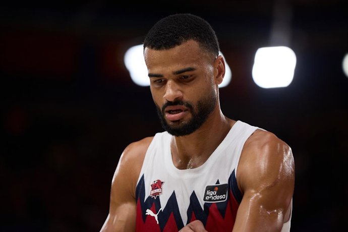 Archivo - November 16, 2025, Barcelona, Barcelona, Spain: Timothe Luwawu-Cabarrot of Baskonia  during the ACB regular season game between FC Barcelona and Baskonia at Palau Blaugrana, Barcelona, Spain, on November 17, 2025
