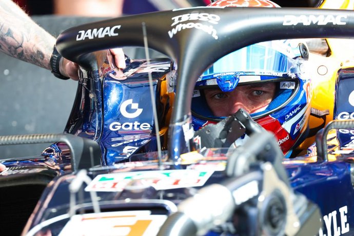 VERSTAPPEN Max (nld), Red Bull Racing Ford RB22, portrait during the Formula 1 British Grand Prix 2026, 9th round of the 2026 Formula One World Championship from July 3 to 5, 2026 on the Silverstone Circuit, in Silverstone, United Kingdom - Photo Eric Alo