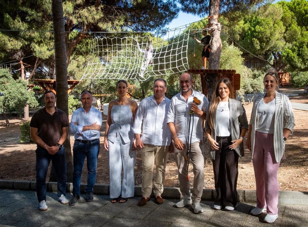 Inauguración del nuevo parque de aventura y tirolinas de La Rábida.