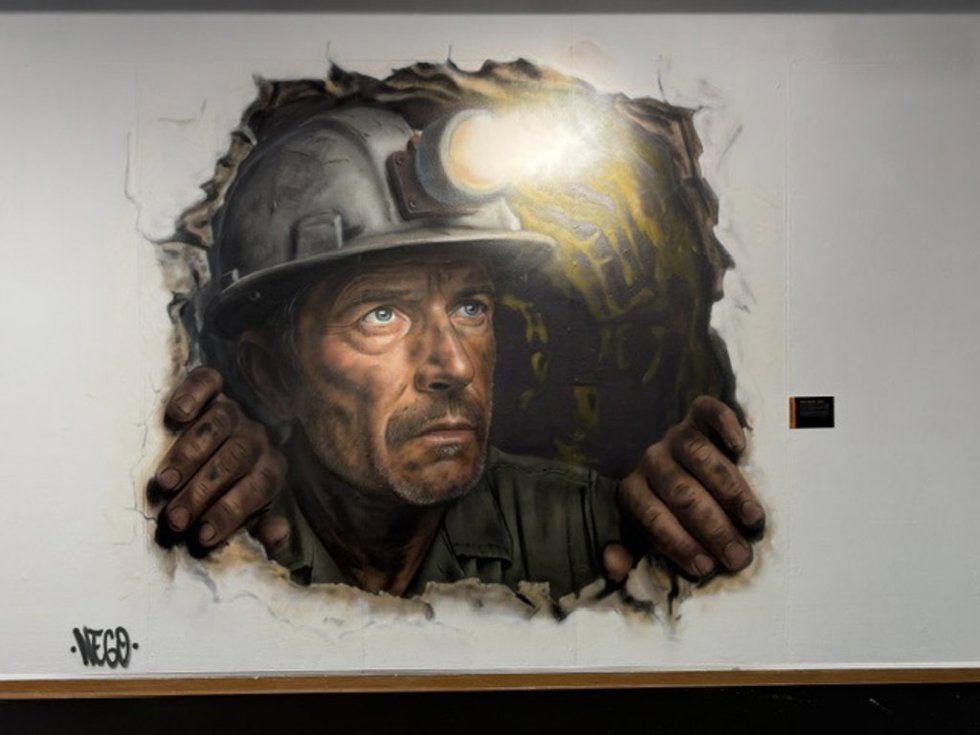 El Museo de la Siderurgia y la Minería de Castilla y León alberga la tercera edición de la exposición 'Del carbón al grafiti'.