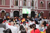 Foto: Argentina.- La Región de Murcia se vuelca con la final del Mundial y llena plazas y playas de pantallas gigantes