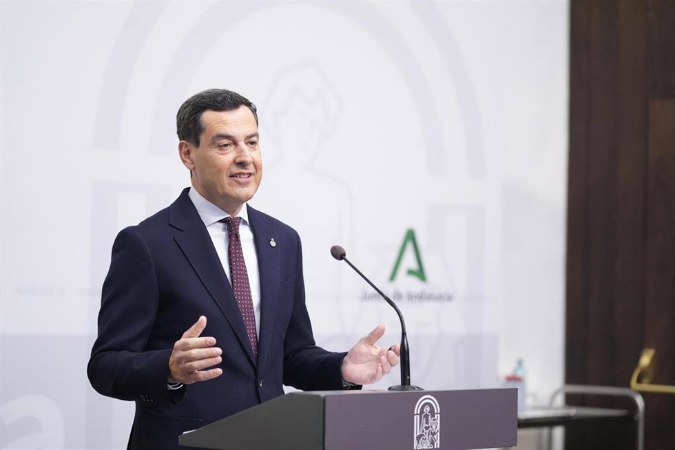 El presidente de la Junta de Andalucía, Juanma Moreno, en imagen de archivo.