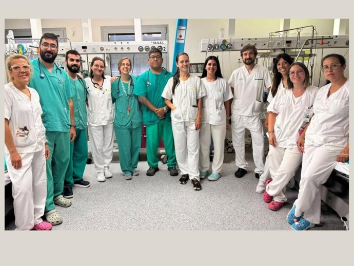 Arte del personal médico y de Urgencias del Hospital de Barbastro.