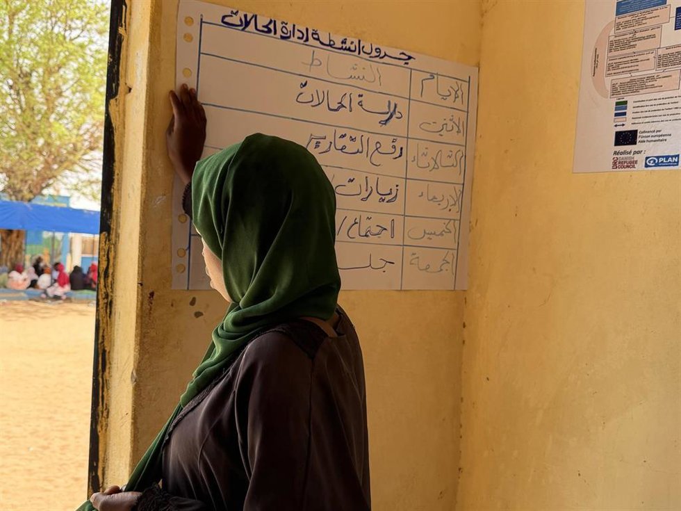 Archivo - Imagen de archivo de una refugiada sudanesa en Chad 
