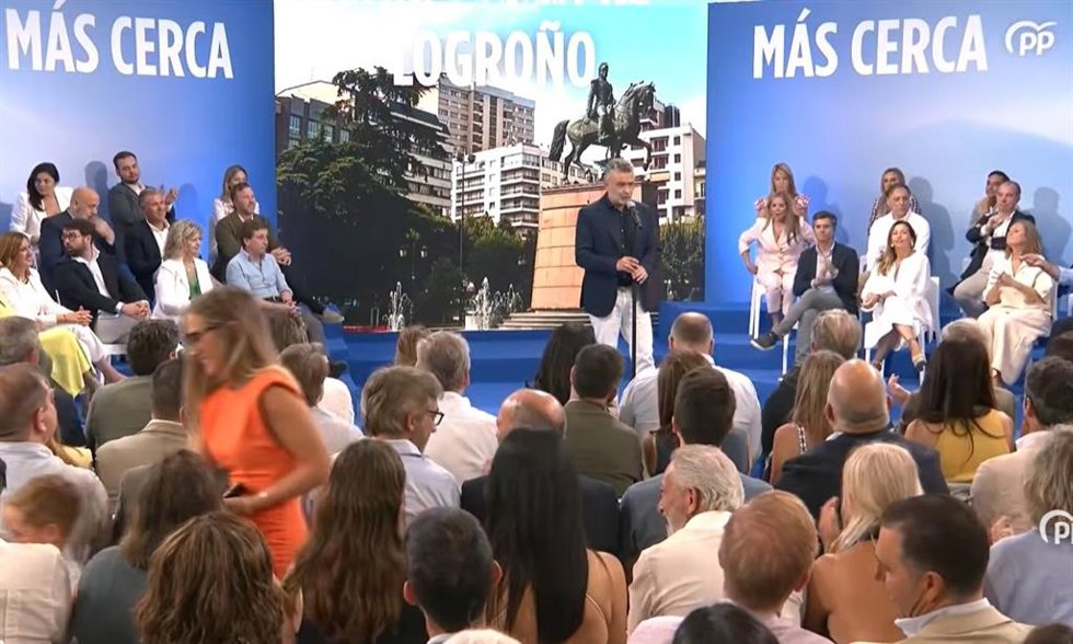 Conrado Escobar, durante su intervención en el acto de presentación de candidaturas de alcaldes del PP para 2027.