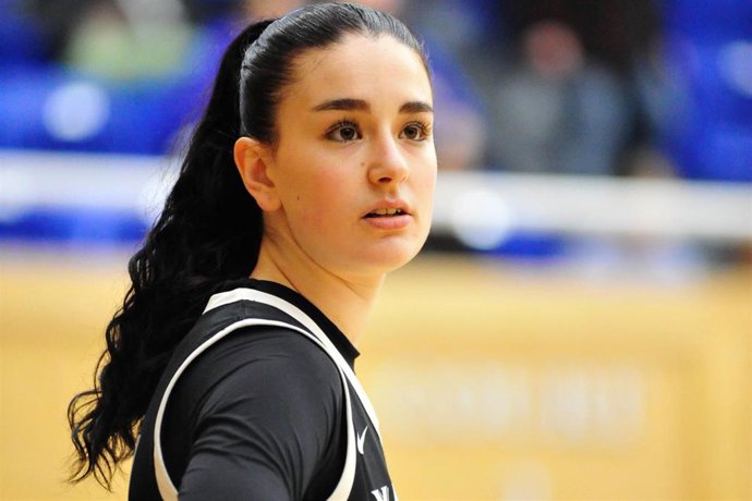 Irune Orio, durante un partido.