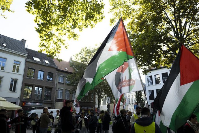 Archivo - Manifestación propalestina en Bélgica (archivo)