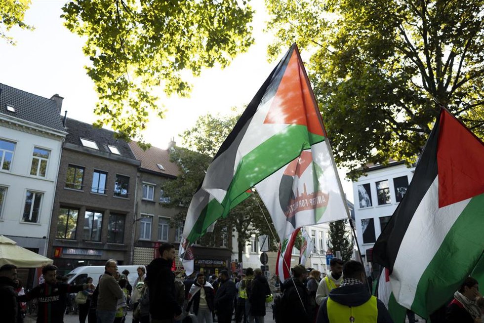 Archivo - Manifestación propalestina en Bélgica (archivo)
