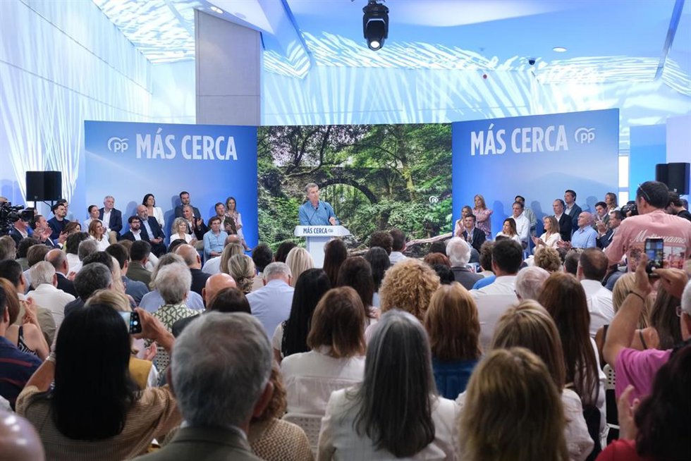 Acto del PP en Santiago para presentar a sus candidatos a alcaldes.
