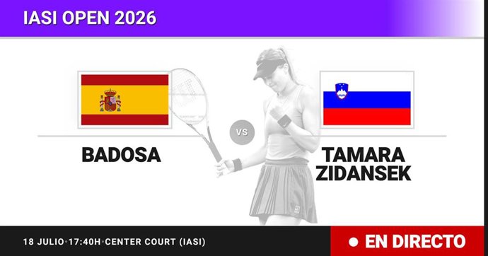 Paula Badosa - Tamara Zidansek: resumen y estadísticas del partido de Semifinal de Iasi Open