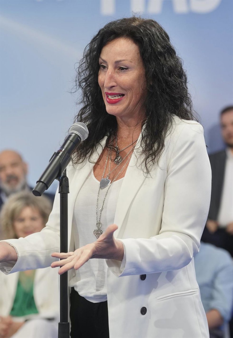 La alcaldesa de Almería y candidata a la reelección, María del Mar Vázquez.
