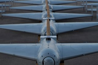 Archivo - Arxivo - Drones estacionats en la pista d'una base a la zona d'operacions del Comandament Central d'EUA (arxiu)