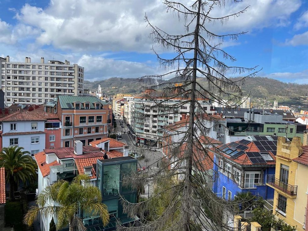 Archivo - Viviendas en Oviedo.