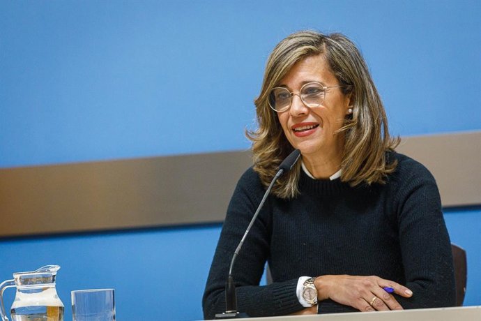 La consejera municipal Marian Orós, en la sala de prensa del Ayuntamiento.