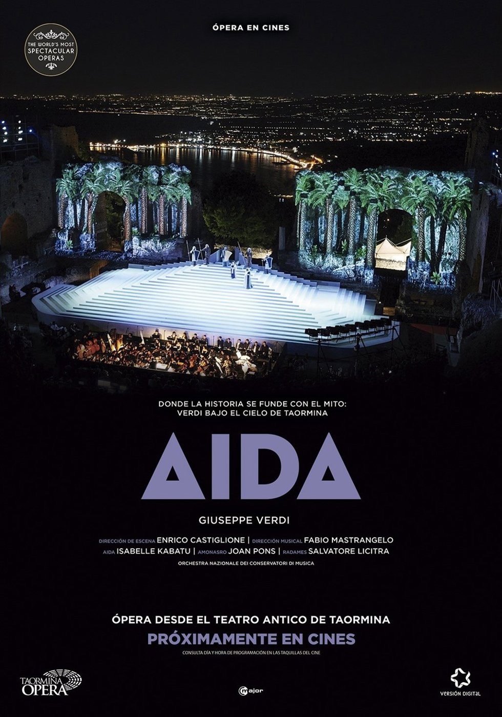 Una producción de la ópera 'Aida' de Verdi en escenarios naturales llega este jueves a cines de Logroño y Calahorra