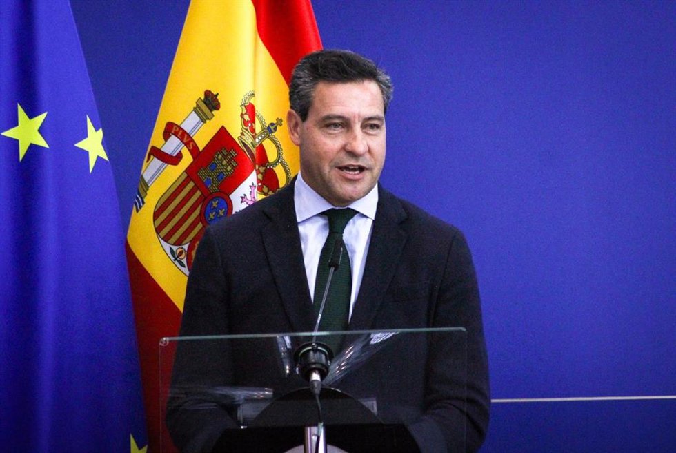 El eurodiputado Raúl de la Hoz en una intervención