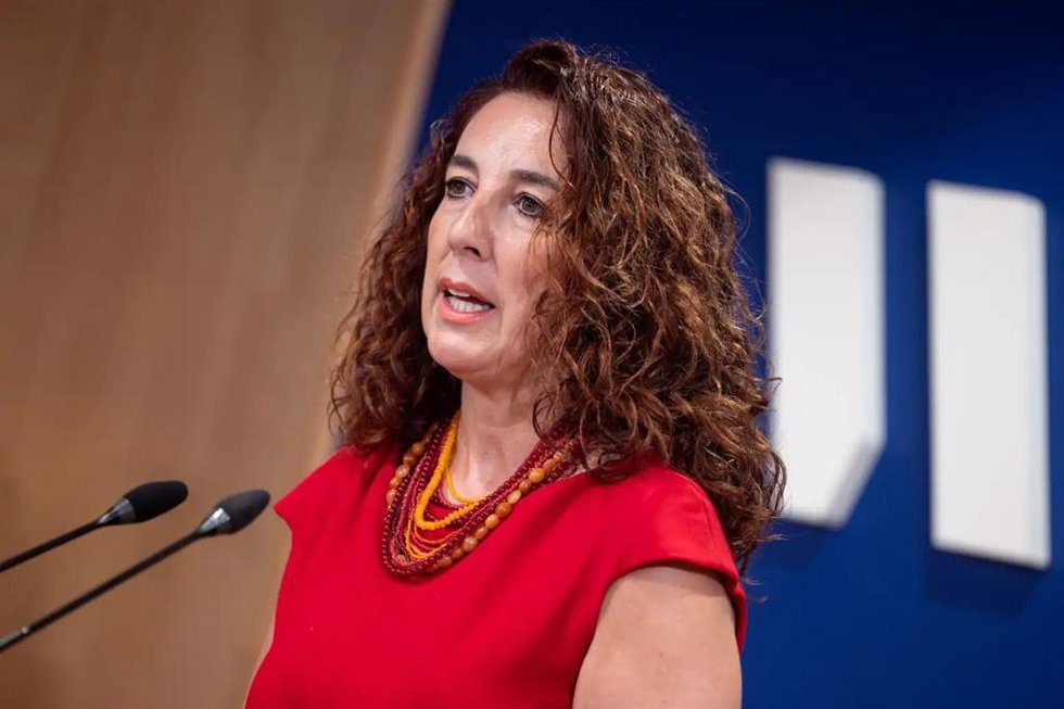 La vicepresidenta de Ciudadanía y Equilibrio Territorial, Antonia Ledesma, en la Diputación de Málaga.