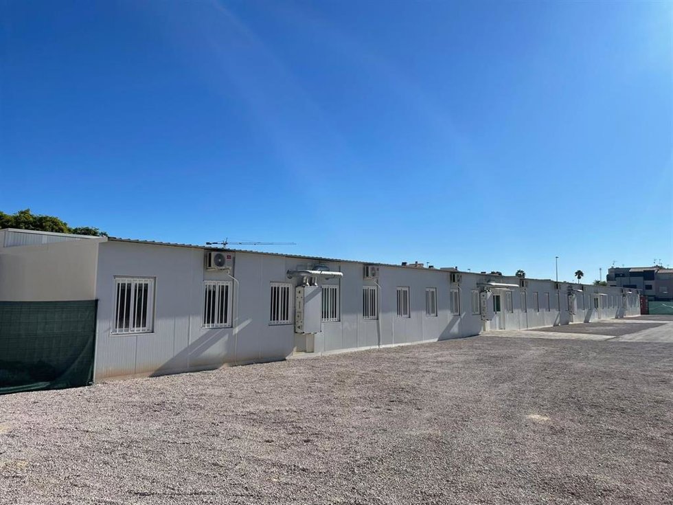 Archivo - Aulas prefabricadas para alumnado del CEIP Orba de Alfafar (Valencia)