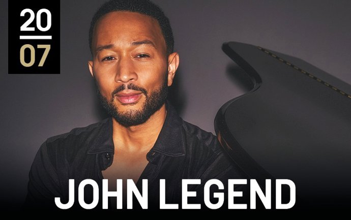Cartel de John Legend en el Starlite Occident de Marbella 2026.