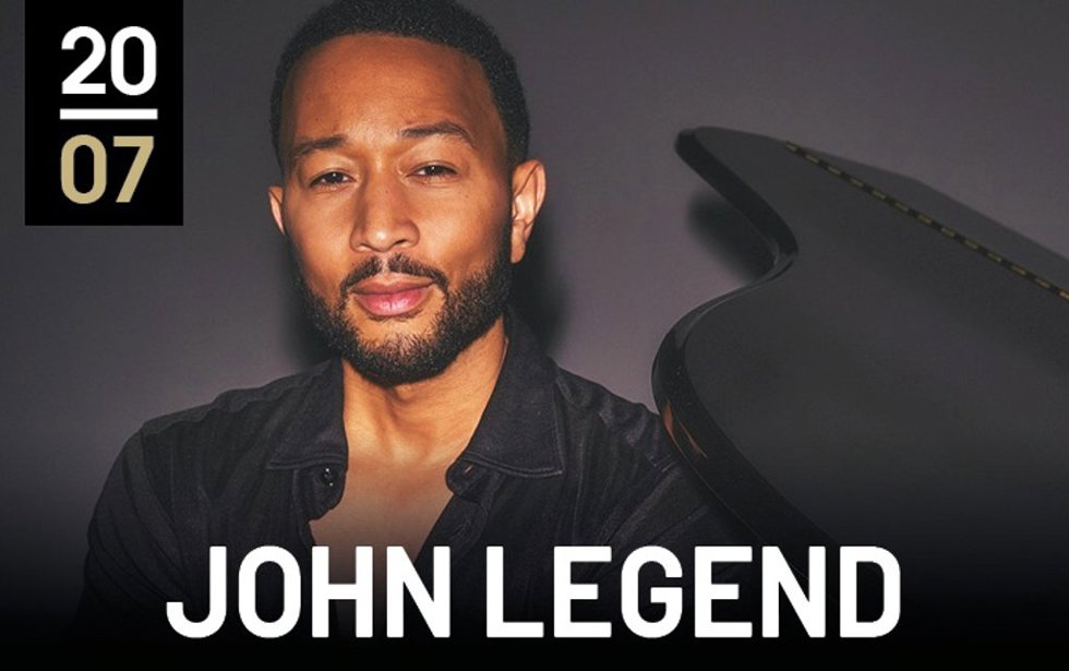 Cartel de John Legend en el Starlite Occident de Marbella 2026.