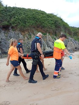 Simulacro en Llanes.