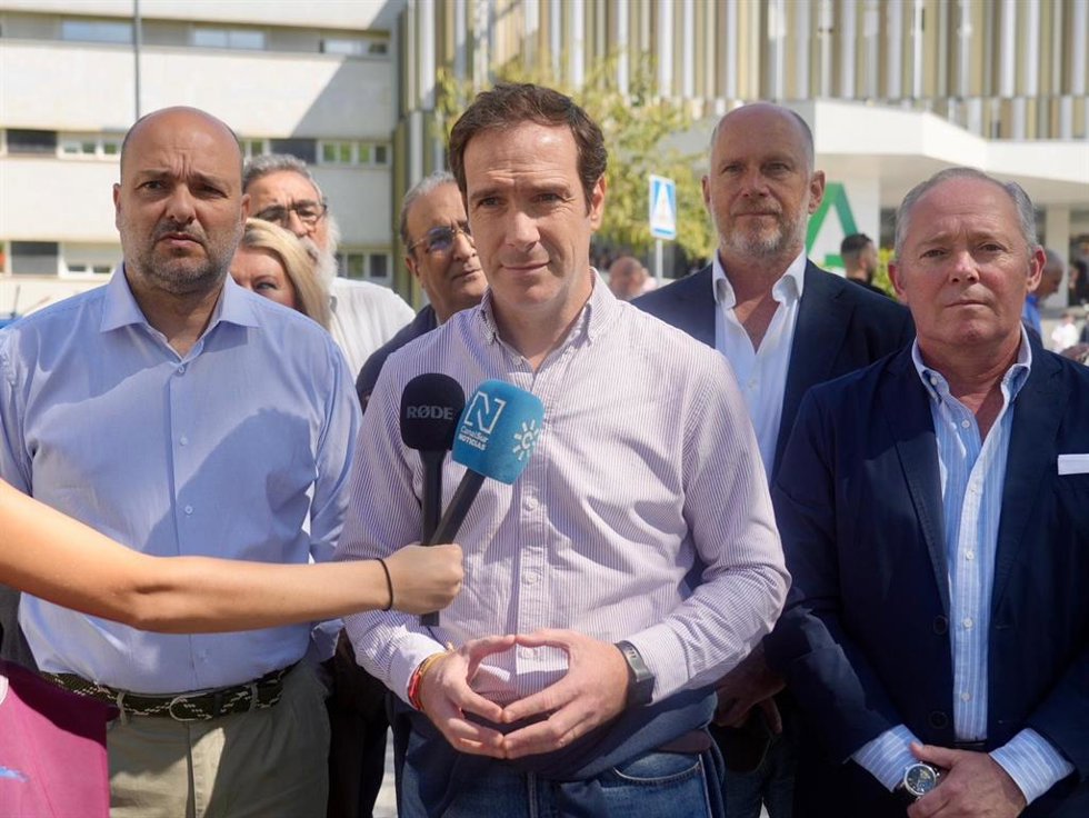 Archivo - El portavoz de Vox-A, Javier Cortés